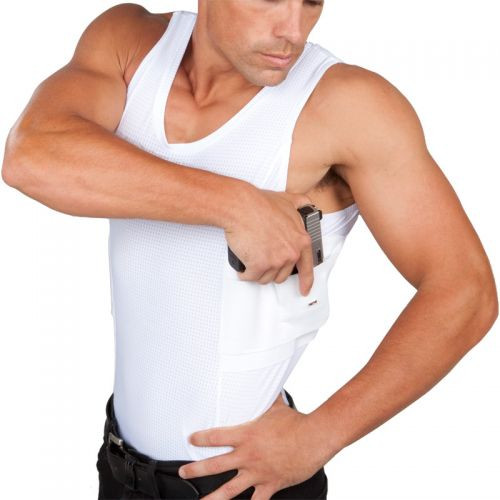 Camiseta sin mangas de malla Coolux oculta para hombre - ¡En OFERTA! - Imagen 4 de 13