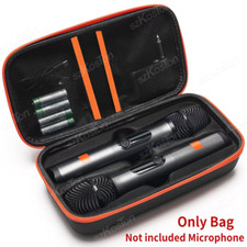 Wireless Microphone Case Compact 2 Micro phone Case System For JBL Partybox Mic