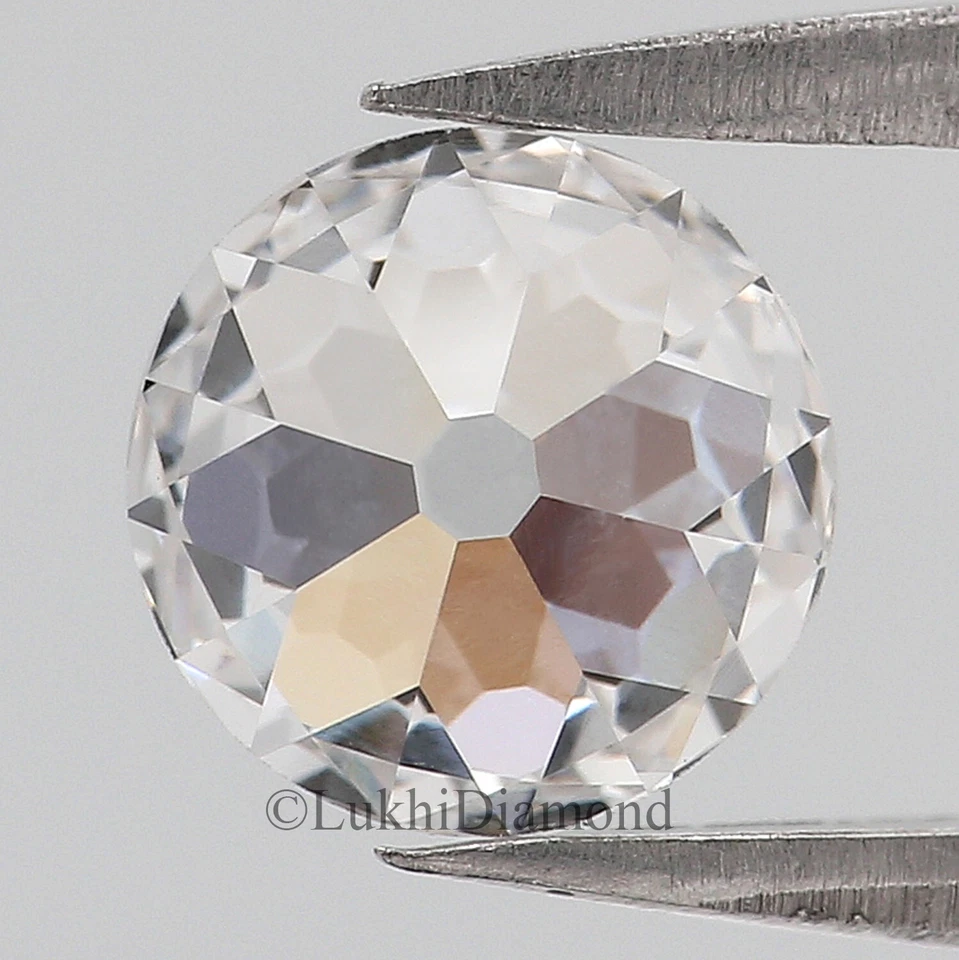 1 Ct Round Old European Cut E/F Color VS Clarity Diamond Lab Grown CVD Diamond - Image 4 of 4
