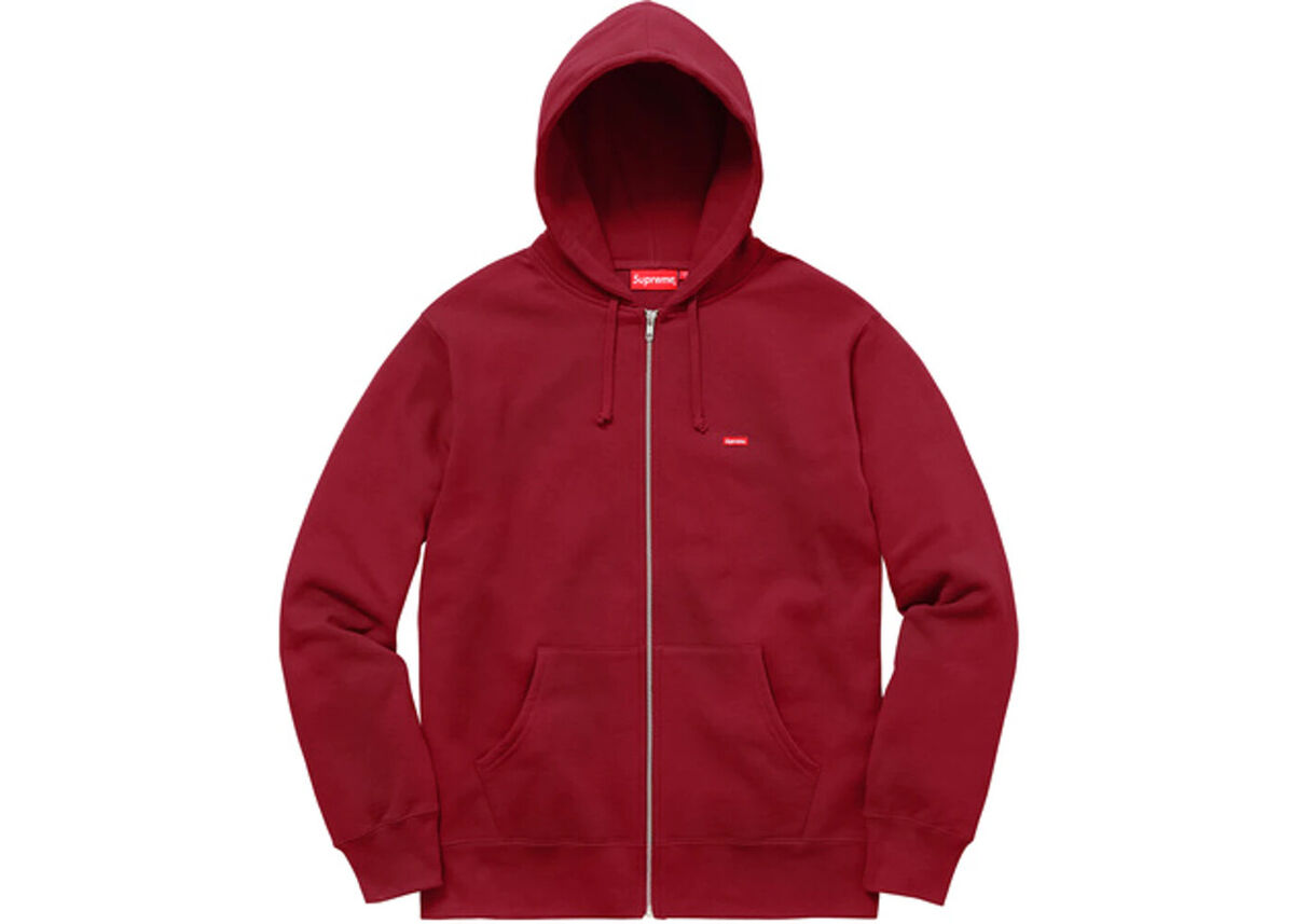 Supreme Small Box Logo Zip Up Hooded Sweatshirt FW17 (FW17SW43) Men Sizes  M-XL