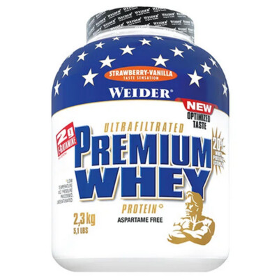 (36,52 EUR/kg) Weider Premium Whey Protein 2,3kg Dose Eiweiß Aminosäuren BCAA
