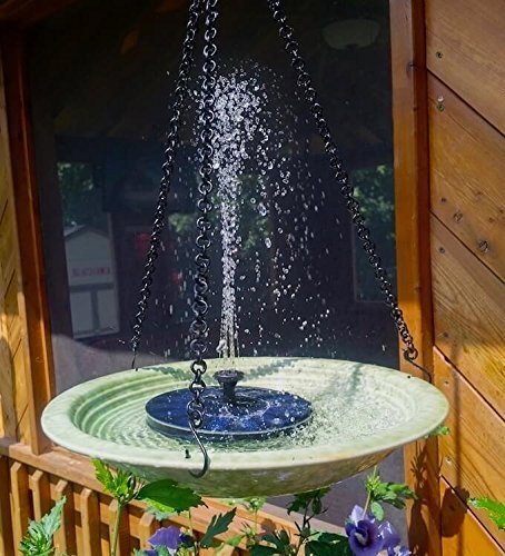 Solar Power Fountain Submersible Floating Water Pump Bird Bath Pond Garden Pool - Picture 6 of 15