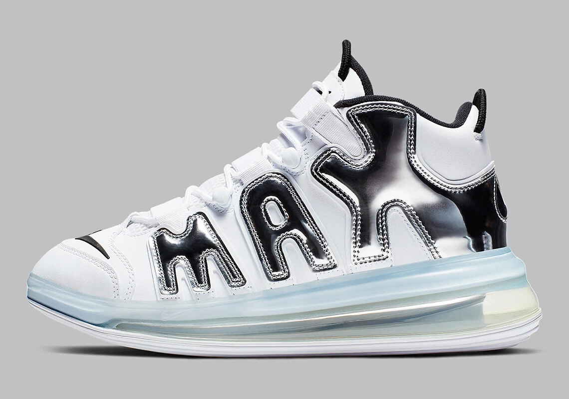 Nike uptempo chrome clearance