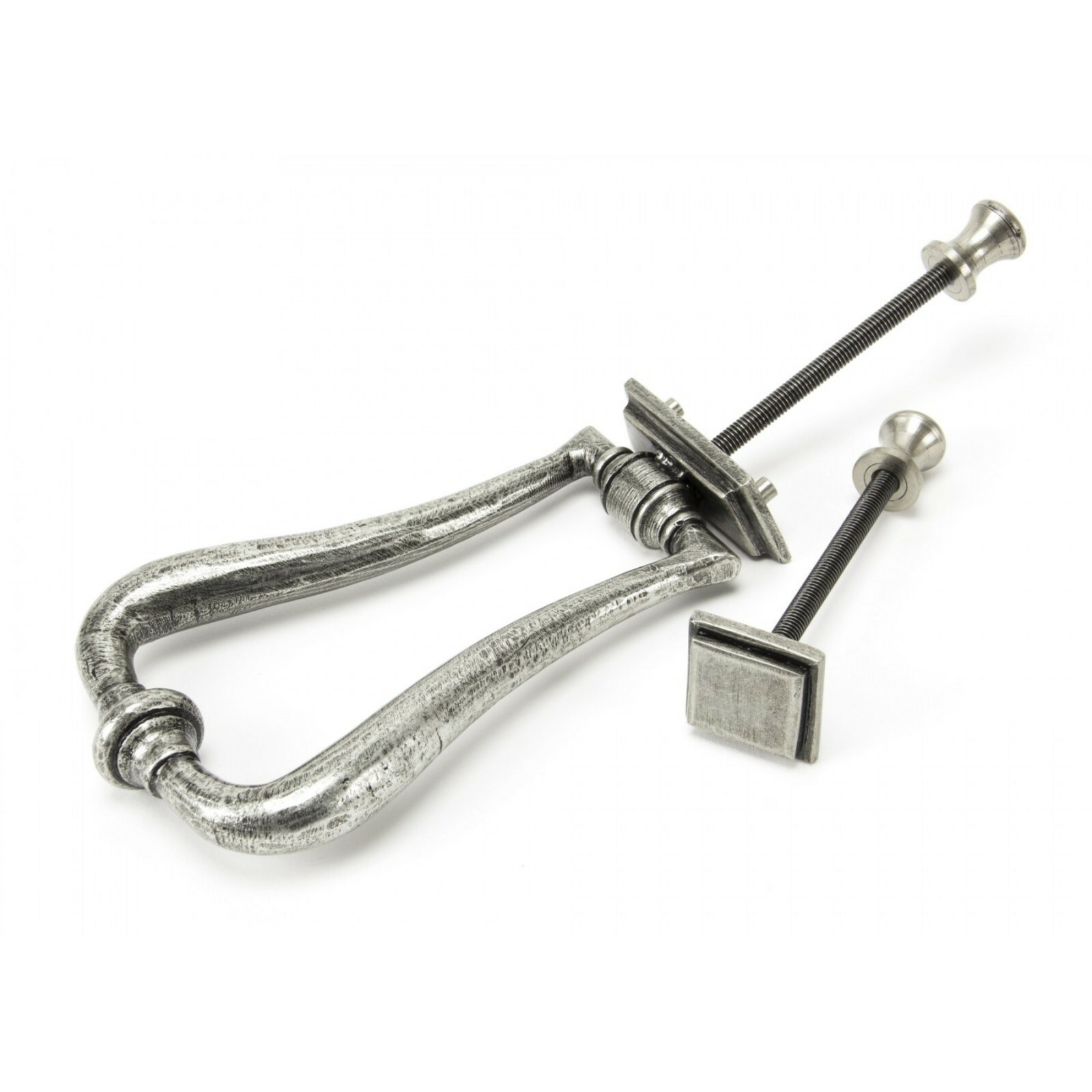 From The Anvil  Blacksmith Door Knocker Slimline Art Deco Pewter 90035