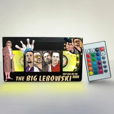 The Big Lebowski VHS tape, Blockbuster VHS lamp, Custom Gift for baby, Halloween