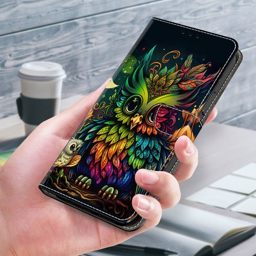 Flower Tree Owl Tiger Wallet Phone Case For Samsung A15 A25 A34 A35 A24 Xcover 5 - 第 12/27 張圖片