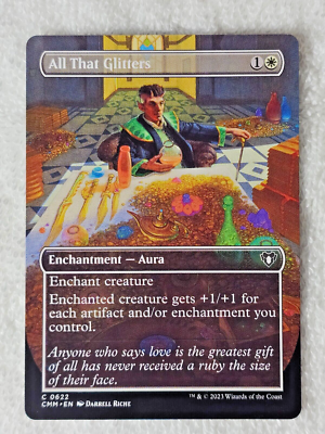MTG All That Glitters (Borderless) Commander Masters #622 Magic Card NM |  eBay