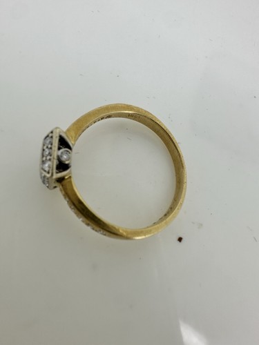 Ladies 18ct Yellow Gold Diamond Ring 3.3gms - Picture 5 of 7