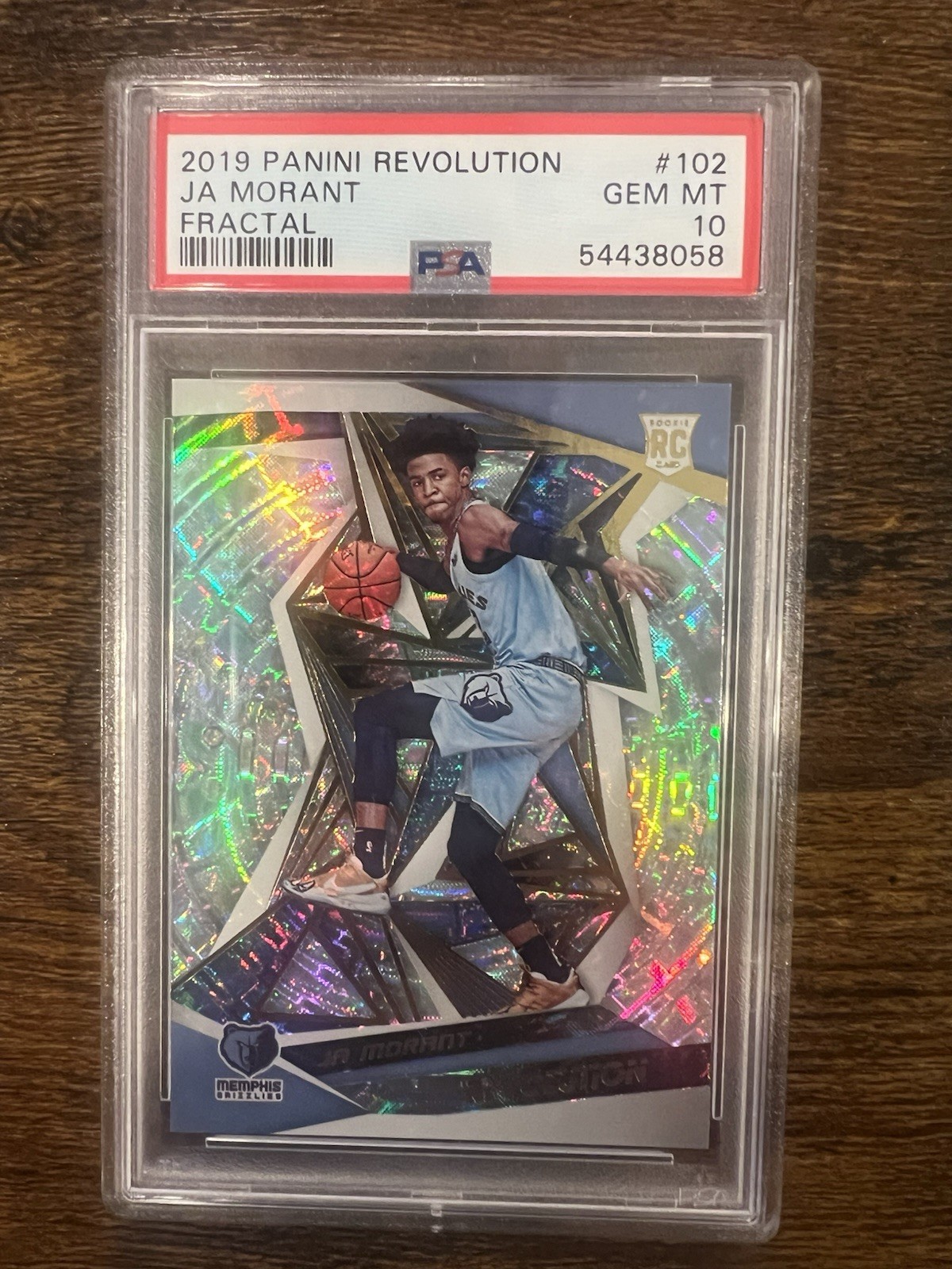 2019-20 Panini Revolution Ja Morant #102 Fractal (RC) PSA 10 💎🔥 LOW POP