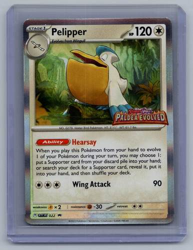Sv: Scarlet & Violet Promo Cards Pelipper Black Star Promo #SVP EN 022