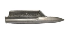 Original 1951 Ford Custom Front Fender Emblem Trim Molding Original 1951 Ford Custom Front Fender Emblem Trim Molding
