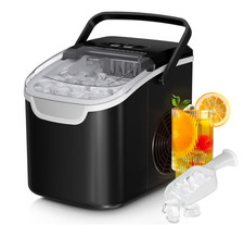 Máquina de Hielo Portátil 26 lb/día, 8 Cub...