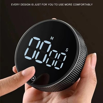 Digital Kitchen Timer Magnetic Countdown Timer Cooking Baking Shower Stopwatch