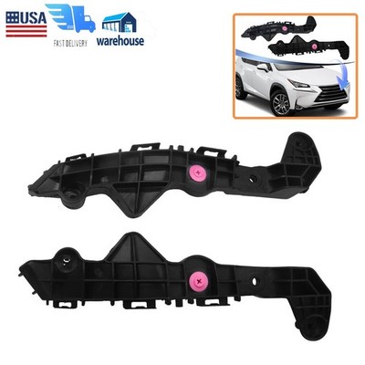 ABS Side Front Bumper Brackets Retainer Support For Lexus NX200T 2015-2021 2PC
