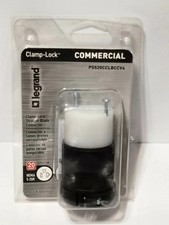 Conector de hoja recta Legrand 20 amperios 125 voltios 3 W NEMA 5-20R PS520CCLBCCV4