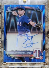 Devin Fitz-Gerald Bowman Chrome 2025 Blue /150 Auto