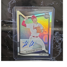 Panini 2022 Elite Extra Edition Luke Gold Detroit Tigers #147 Autograph