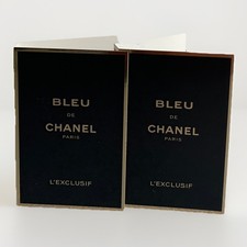 2 X Chanel Bleu De Chanel L  EXCLUSIF  1.5 ML Parfum Sample Spray 2025 