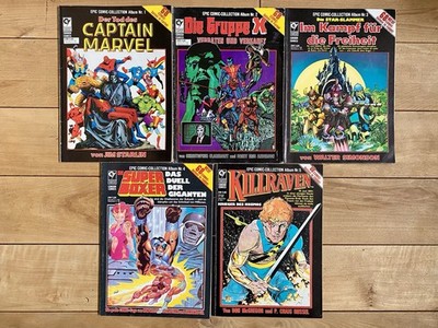Marvel Epic Comic-Collection Album 1-5 (Condor) Captain Marvel Killraven
