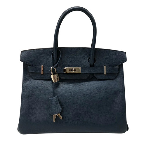 HERMES Birkin 30 Epsom Leather Handbag L Stamp #OKB380