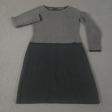 Lauren Ralph Lauren Dress Womens S Multi Colorblock Long-Sleeve Knit Sweater