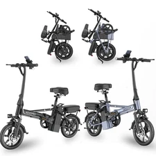 AOVOPRO EB60/EB60P Electric Bicycle 500W 48V 10.4/15.6Ah, Folding Adults EBIKE