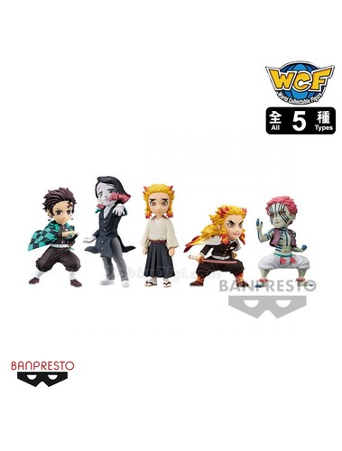 Juego de 5 figuras coleccionables Demon Slayer World Vol.8 Banpresto nuevas auténticas - Imagen 2 de 2