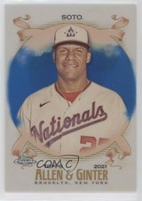 2021 Topps Allen & Ginter Chrome Blue Refractor 53/150 Juan Soto #74 7c5