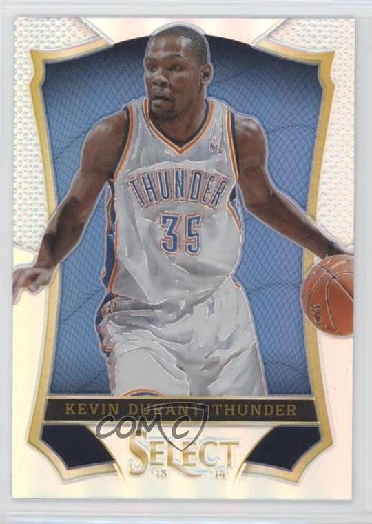 2013-14 Panini Select Silver Prizm Kevin Durant #136 m9g