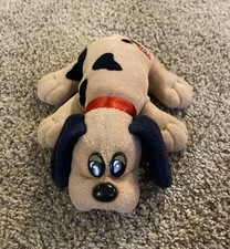 Vintage 1985 Tonka - Pound Puppies Newborns - Tan Spotted Dog - 8" Plush Toy