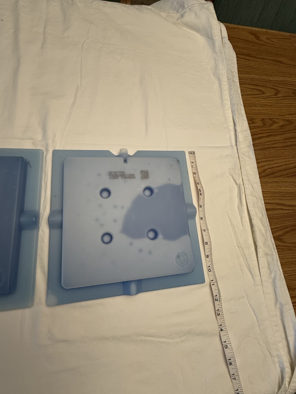 Sonoco Thermosafe Reusable Ice Pack Brick pad cooler Freezer set of 2