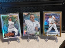 2022 Topps Stadium Club Chrome Refractor Finest Gold Miguel Cabrera Future HOF