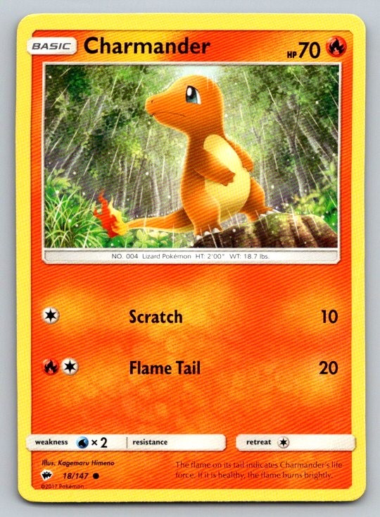 Charmander SM - Burning Shadows 18/147 NM