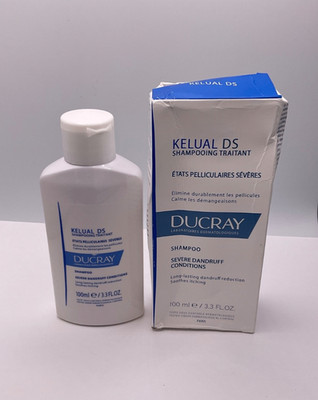 Ducray Kelual DS Anti Dandruff Shampoo 3.3 oz / 100 ml NIB