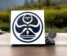 hic hawaiian island creations IWA Sun Dot Sticker