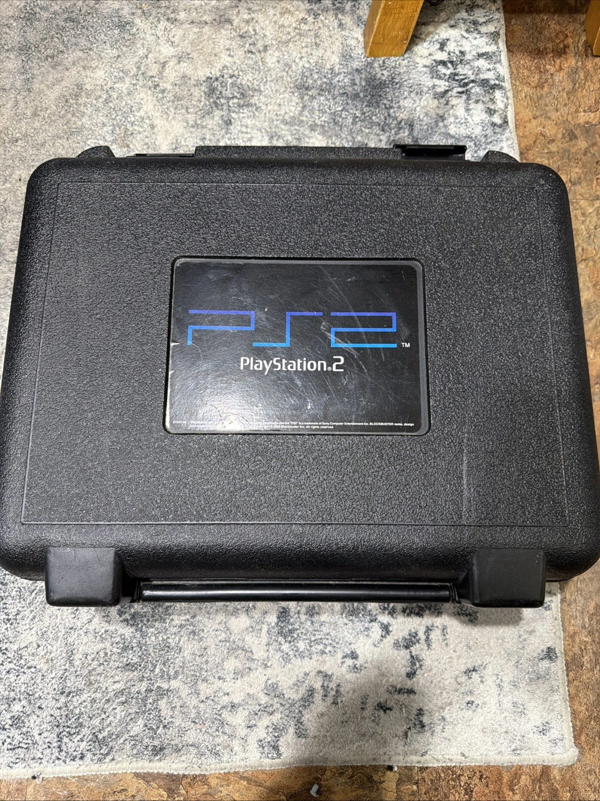 Sony Playstation 2 Blockbuster Video Hard Plastic Rental Case - product detail image 1