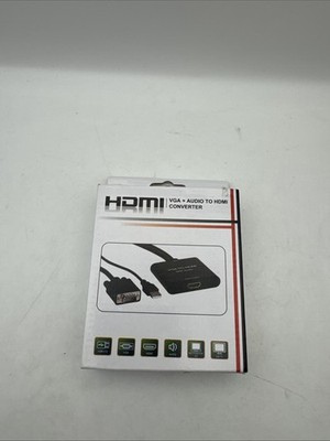 VGA + Audio to HDMI Converter Cable USB Power HM-CV030K 