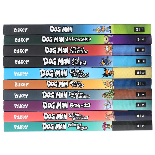 Dog Man Series 10 Books Collection Set by Dav Pilkey | eBay UK