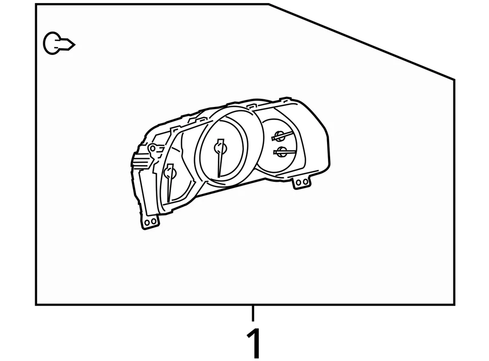 Speedometer Cluster MPH SR5 Fits 10 4 RUNNER 28018859 - Image 4 of 4