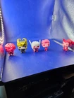 Marvel Funko Pop Lot of 5 - Red Monochromatic Exclusive - Hulk, Loki, Thor, Stra