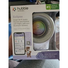 Hubble Connected Eclipse Smart Wi-Fi Audio Monitor + Soother with Night Light