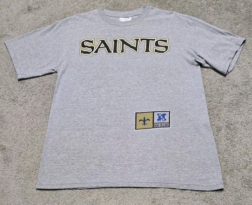Vintage New Orleans Saints Shirt 2000 Division Champions Mens L - Picture 12 of 13
