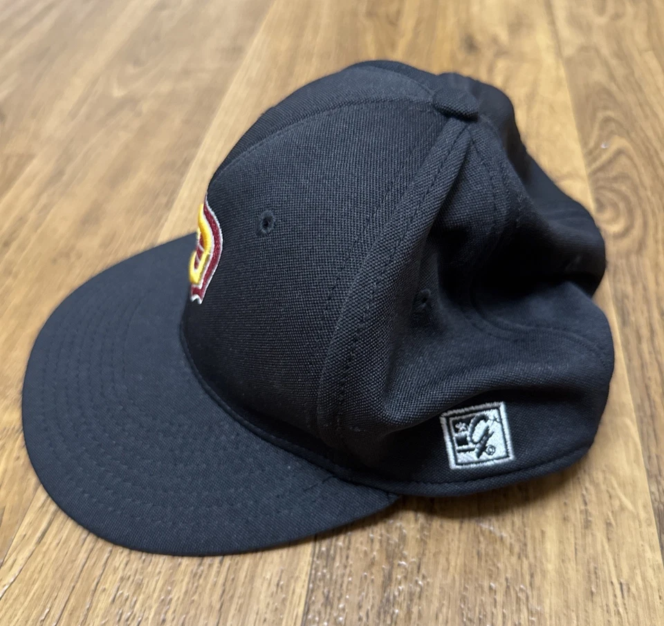 Sombrero ajustado vintage The Game Game Game Diablos talla mediana negro Foto 2 de 4