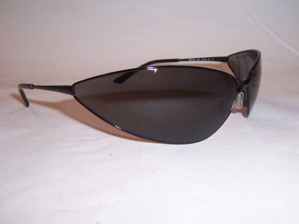 NEW BALENCIAGA SUNGLASSES BB 0315S 002 BLACK/GRAY 93MM AUTHENTIC