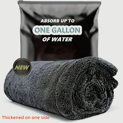 #ad 16quot;x24quot; Microfiber Car Drying Towel 40x60cm Super Absorbent Auto Detailing Cloth $6.99