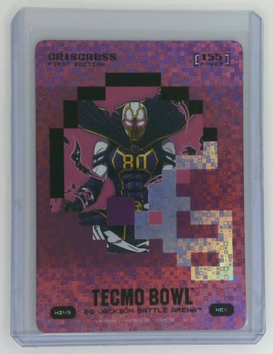 Bo Jackson Battle Arena Criscross (Cris Carter) Hex Helmet Icons Foil SSP
