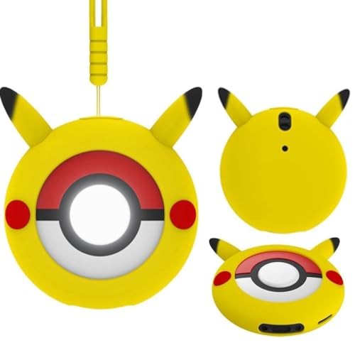 Protective Case for Pokemon GO Plus+ Soft Silicone Cover w/ Strap