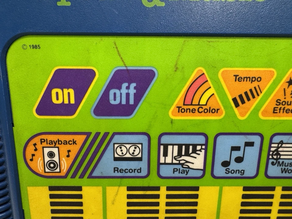 Juguete educativo Texas Instruments Speak and Music 1985 funciona probado Foto 2 de 4