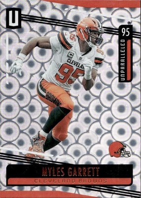 Myles Garett - 2019 Panini Unparalleled Football - Groove #49