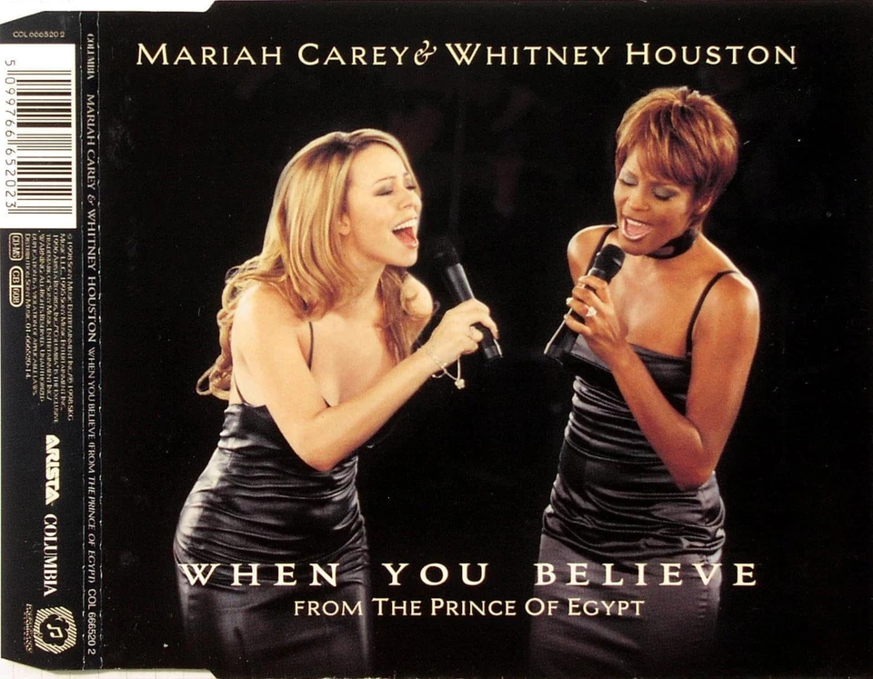 Mariah Carey & Whitney Houston When You Believe CD Single Prince Of Egypt - Bild 1 von 1